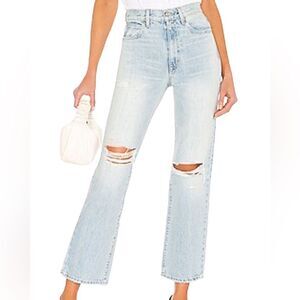 Slvrlake London High Rise Straight Ankle in Heartbreak Hotel 30